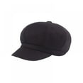 thumbnail image 3 of Summer 100% Cotton Plain Blank 8 Panel Newsboy Gatsby Apple Cabbie Cap Hat, 3 of 5