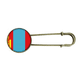 thumbnail image 1 of Broche de Metal antiguo bandera nacional Mongolia Unbranded, 1 of 3