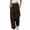 Brown, variant on Hvot&aat Casual Basic Sweatpants for Women Drawstring High Waisted Baggy Track Pants Solid Color Athletic Workout Joggers with Pockets