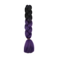 thumbnail image 2 of becaristey Gradient Color Women Braid Hair Large Braiding Hair Wigs High Temperature Fiber Synthetic Hair Extensions, 2 of 4