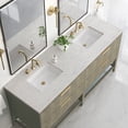 thumbnail image 3 of James Martin Vanities D100-V72-Fejp Emmeline 72" Free Standing Double Basin Ash Wood, 3 of 7