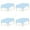 Light Blue, variant on Bxaolu Buffalo Disposable Table Cloth, 54 x 108 Inch Waterproof Plastic Tablecloth, Rectangle Plaid Checkered Table Covers for Picnic, Birthday, Party, Light Blue