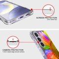 thumbnail image 5 of CoverON Phone Design For Samsung Galaxy S25 Case, Clear Flexible Soft Rubber Slim TPU Cover, SunFlower, 5 of 8