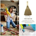 thumbnail image 2 of Eease 2Pcs Mini Straw Broom, Household Manual Dust Broom for Floor Cleaning, 2 of 6