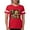 Red, variant on CafePress - Adorable Yorkshire Terrier Yorke Christmas T Shirt - Womens Football Shirt
