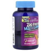 21st Century Zoo Friends Multi Gummies, 60 Each