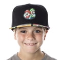 thumbnail image 2 of Nintendo Super Mario and Luigi Character Youth Flat Bill Adjustable Snapback Hat, 2 of 5