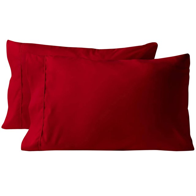 Enveloppe Fermée Taie d'Oreiller Simple Coussins de Lit Doux