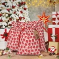 thumbnail image 6 of Naloa Strawberry And Flowers Drawstring Christmas Bags, 3D Xmas Gift Bags, Christmas Wrapping Bags, Xmas Goodie Bags, Treat Pouch Bags, Party Favor Bags-Medium, 6 of 9