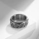 thumbnail image 2 of Anillo de Acero inoxidable con ojos tallados para hombre shaofei estilo punk vintage unisex talla 7 dorado, 2 of 5