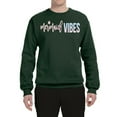 thumbnail image 2 of Mermaid Vibes Cute Shimmer | Mens Fashion Crewneck Graphic Sweatshirt, Forest Green, 2XL, 2 of 3