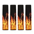thumbnail image 5 of Chririnla Fire Pattern Design Car Seat Belt Pads 2 Pieces, Seat Belt Shoulder Pad Polyester Waterproof Soft for Trucks Sedan SUV, 5 of 7