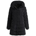 thumbnail image 2 of Chaqueta acolchada Steve Madden, larga y pesada, negra, para mujer, 2 of 7