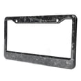 thumbnail image 2 of Marco Para Placa De Matrícula, Soporte Para Placa De Matrícula, Fibra De Carbono Forjada Brillante Resistente A Impactos, Protección UV Para Automóviles ANGGREK Number Plate Holder, 2 of 8