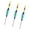 4g, variant on 3Pcs Lighted Slip Bobbers Fishing Float Highly Sensitive Fishing Slippery Float Strikes Slip Drift Tube Light Float