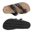 thumbnail image 4 of Bocca Women Adjustable Slide Sandals Black-new Summer Flip-Flops Ring Open Toe 9M, 4 of 7