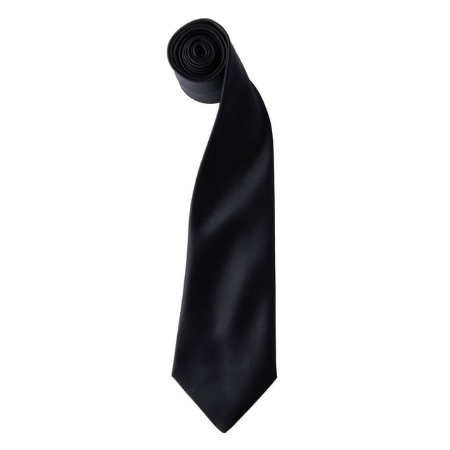Premier Cravate Satin Simple pour Homme (Lame Étroite)