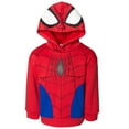 thumbnail image 3 of Marvel Spider-Man Big Boys Fleece Pullover Hoodie and Pants Outfit Set Toddler to Big Kid, 3 of 5