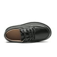 thumbnail image 4 of kkdom Boys Girls Oxford Shoes Leather Loafers Fashion Dress Shoes Black Size 4.5 Toddler, 4 of 6