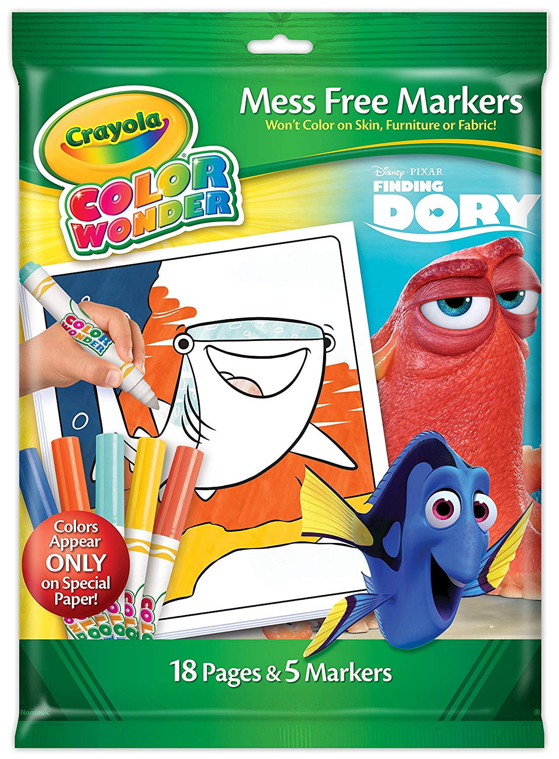 Download Finding Dory Color Wonder Paper & Markers, Finding Dory ...