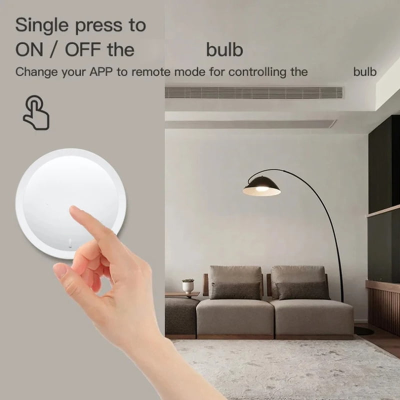 2X Tuya ZigBee Knob Switch Wireless Scene Button Rotatable Dimmer Switch Smart Home Automation Linkage Remoter