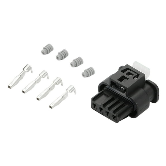 4 Pin Mass Air Flow Sensor Connector Plug Waterproof Female Wire Terminal Connector for BMW 1 Set