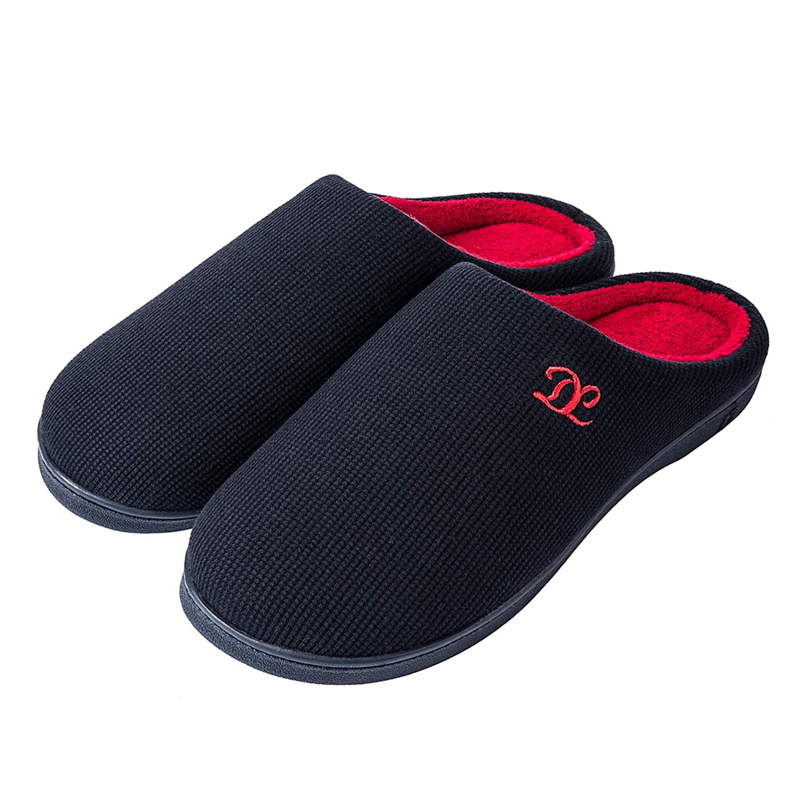 soft rubber sole slippers mens