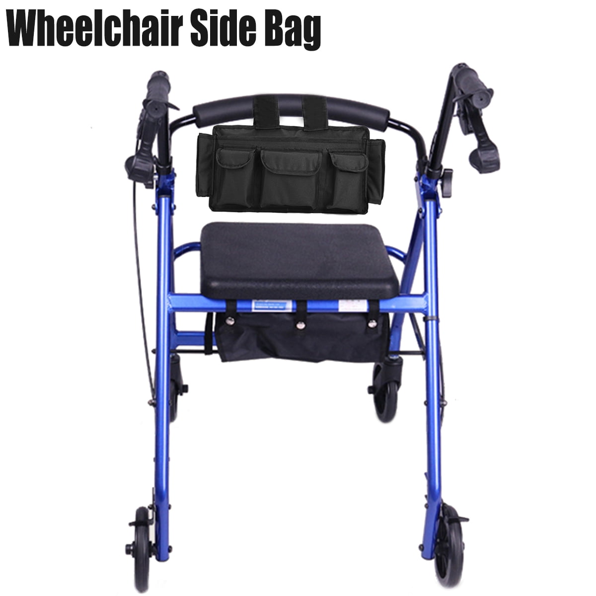Wheelchair Walker Hanging Bag Storage Bag Rehabilitation Walker Storage