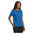 thumbnail image 4 of Port Authority Women's Short Sleeve Silk Touch Classic Polo Shirt Strong Blue Medium, 4 of 4