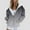 Grey, variant on Womens Casual Oversized Hooded Sweatshirt Crew Neck Zip Up Hoodies Gradient Printed Loose Fit Comfy Long Sleeve Pullover Tops with Pocket
