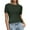 Army Green, variant on Women's Short Sleeve Sweaters Spring Crew Neck Knit Work Shirts Business Casual Tops Summer Fashion Clothes