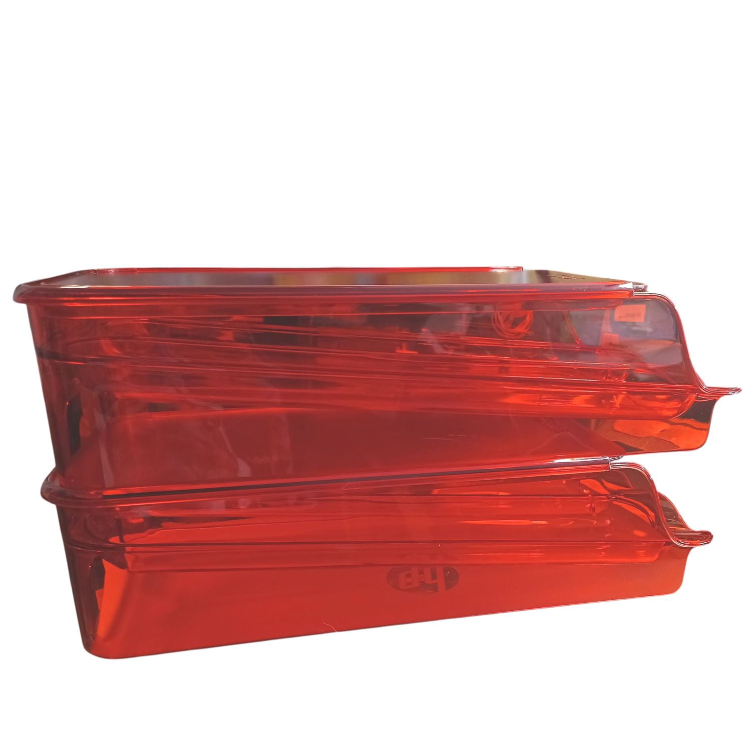 Copco Stackable Egg Storage Drawer Bins Set of 2 Pull Out Refrigerator Organizer Trays