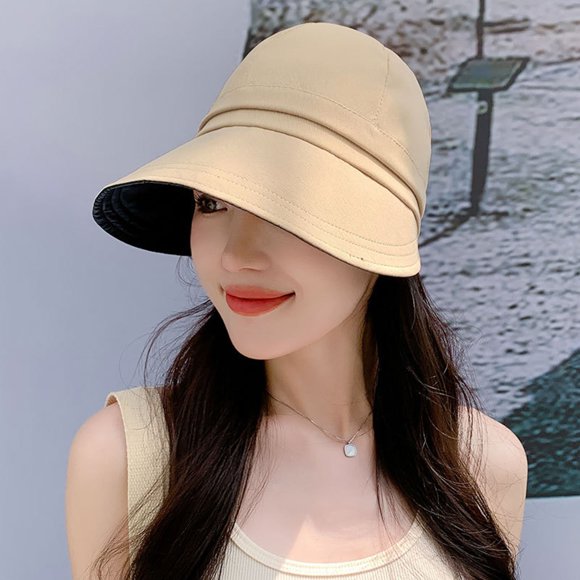 Chapeau de Soleil d'Été pour la Plage, pour un Usage Quotidien Décontracté Ou l'Extérieur, Chapeaux de Soleil pour Femmes, Chapeau pour Femmes, Brun