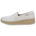 thumbnail image 5 of Skechers Women Shoes Urban Highlites Platform Espadrille Inspired Vegan Canvas Memory Foam Flatform Walking Round Toe Water Resistant Slip on Shoes, 5 of 7