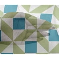 thumbnail image 4 of oneOone Viscose Chiffon Fabric Triangle|Parallelogram & Square Geometric Printed Fabric 1 Yard 42 Inch Wide, 4 of 4