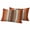 Orange, variant on Sage Green Outdoor Pillow Covers, Waterproof Decorative Throw Pillowcases Set of 2, Farmhouse Wood Grain Vintage Brown Striped Couch Cushion Cases with Zipper for Outside Patio Garden Sofa 20"x12"