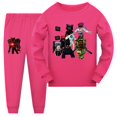thumbnail image 1 of Pijamas para niños, Conjunto de pijama de Halloween para niños, ropa de dormir para el baño Skibidi, Pijamas para niñas pequeñas, Pijamas de Navidad para primavera y otoño, 1 of 4