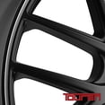 thumbnail image 3 of Touren 3260-7703MB 5-100- 5-112.3 PCD Tr60 Roue Anneau Noir Mat, 3 of 4