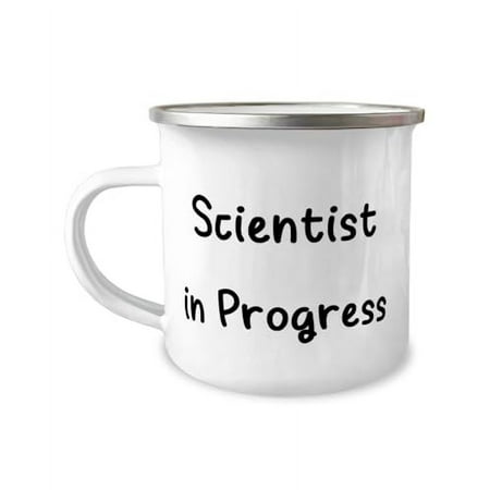 

Surprise Scientist Gifts Scientist in Progress Fancy 12oz Camper Mug For Coworkers From Coworkers Appreciation gifts for scientists Gifts for scientists who appreciate Gifts for appreciative