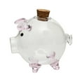 thumbnail image 2 of Figurita de cerdo de cristal, hucha, regalo de Festival, botella de almacenamiento, regalo de cumpleaños, recipiente delicado para niños, niñas y, 2 of 9