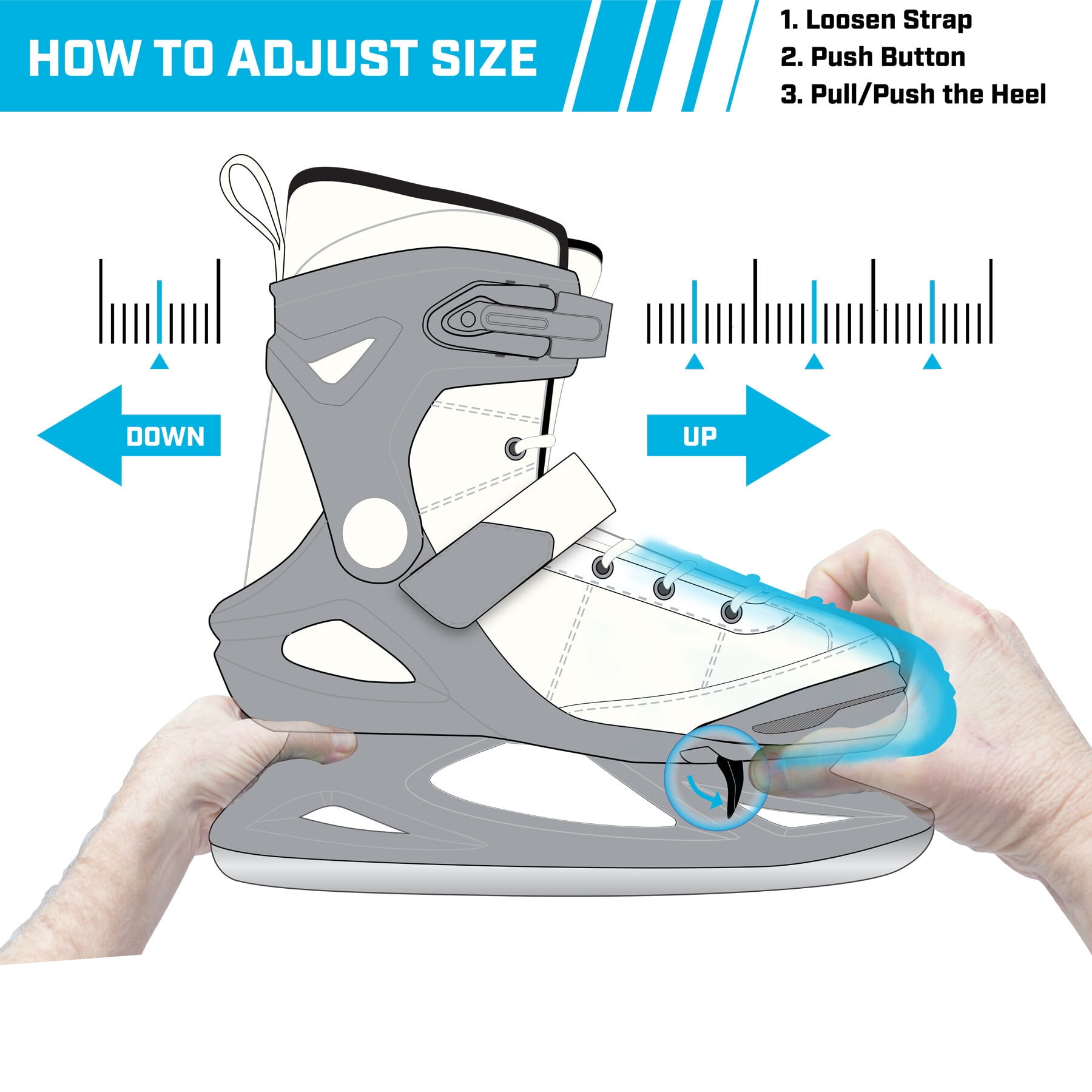 Lake Placid Monarch Boy's Adjustable Ice Skate