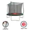 thumbnail image 3 of Sportspower BouncePro 10ft Trampoline Meets ASTM Safety Standards, Heavy-Duty Rust-Resistant Steel Frame, UV-Resistant Jump Mat, Safety Net & LED Flashing Undermat Light, 3 of 11