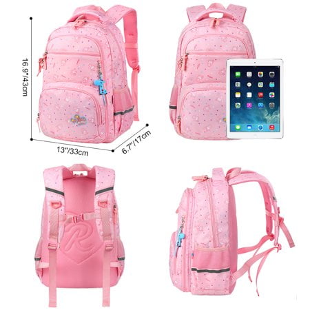 Girls School Backpack Adorable Student Shoulders Bag Stylish Printing School Bag Casual Outdoor Daypack for Students between 7 16 Years Old Walmart