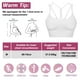 thumbnail image 2 of Ropa interior deportiva para mujer con almohadilla cruzada en la espalda, ropa interior deportiva con cordones, ropa interior de Yoga de soporte medio con copa desmontable, 2 of 6