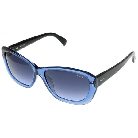 Police Sunglasses Women Blue Butterfly S1676 0G35 Size: Lens/ Bridge/ Temple: 58-16-140