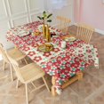 thumbnail image 6 of Pioneer Flower Floral Print Pattern Rectangle Tablecloth 60"x102",Waterproof Polyester Rectangle Table Cloth, Wipeable Spillproof Polyester Tablecloth for Dining, Camping, Indoor and Outdoor, 6 of 6