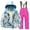 17 Hot Pink, variant on guisaled Boys Girls Ski Jacket and Snow Bibs Pants 2 Piece Snowsuit Camo Hooded Thicken Warm Waterproof Windproof Insulated Ski Suits Deals