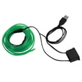 thumbnail image 1 of Riwesomey Iluminación interior del coche Tira de LED Decoración Guirnalda Línea de tubo de cuerda de alambre Luz de neón flexible con unidad de Automoción decorativa y accesorios verde Riwesomey VI000919-07B, 1 of 6