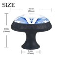 thumbnail image 4 of 4 Pcs Blue and White Geometry Knobs for Kitchen Cabinet Cupboard Dresser Bookcase Drawer Pulls Handles Round Home Decor, 4 of 8
