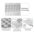 thumbnail image 5 of Shower Mat Non Slip Bathtub Mat - 36 x 16 Inch TPE+PP Soft Anti Slip Bath Mat for Tub, Slatted Shower Floor Mat with Powerful Suction Cups and Drain Holes, Easy to Cut, Machine Washable, 35.4" Grey, 5 of 6